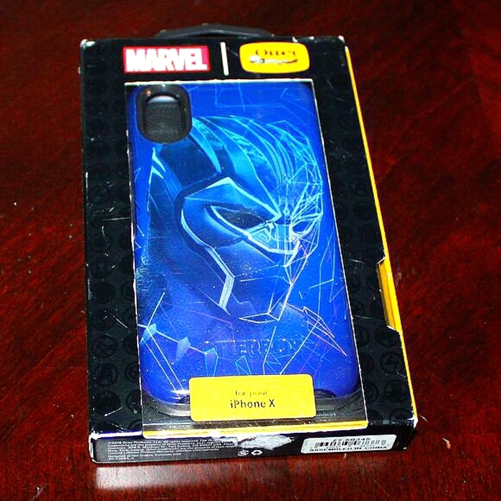 Black Panther iPhone X Case - OtterBox Symmetry - Marvel Avengers